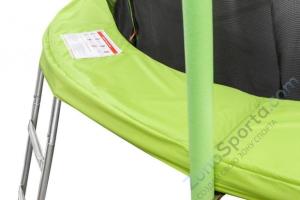 Батут Alpin 4,90 м с защитной сеткой и лестницей