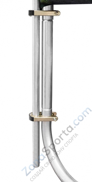 Батут Alpin 4,90 м с защитной сеткой и лестницей