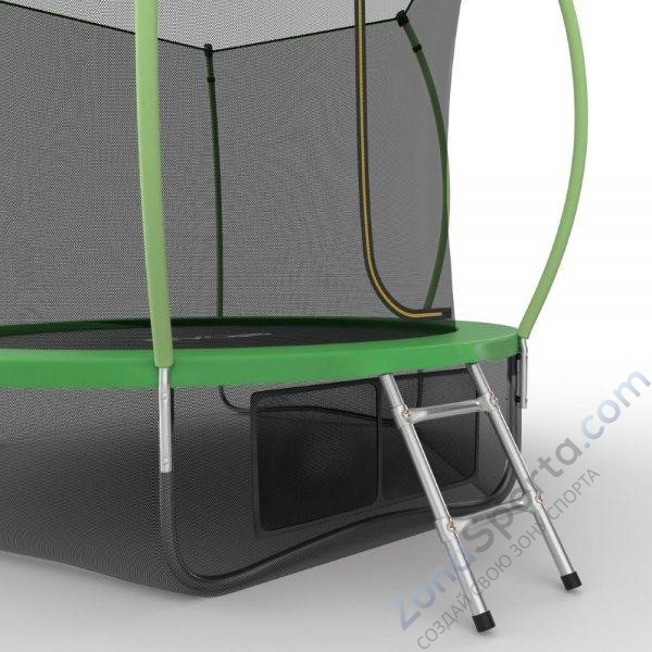 Батут Evo Jump Internal 10ft (Green) с нижней сетью