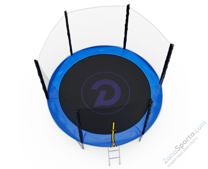 Батут с сеткой DFC Pelpo 10ft с лестницей, Blue