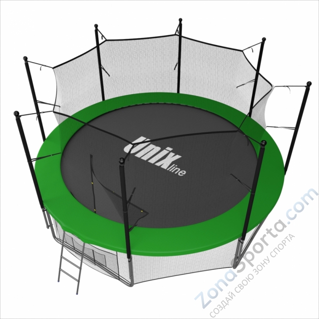 Батут Unix line 10 ft inside (Green)