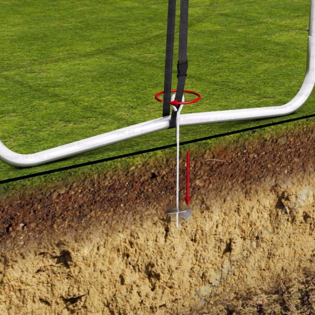 Батут Unix line 10 ft outside (Blue)