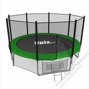 Батут Unix line 12 ft outside (Green)