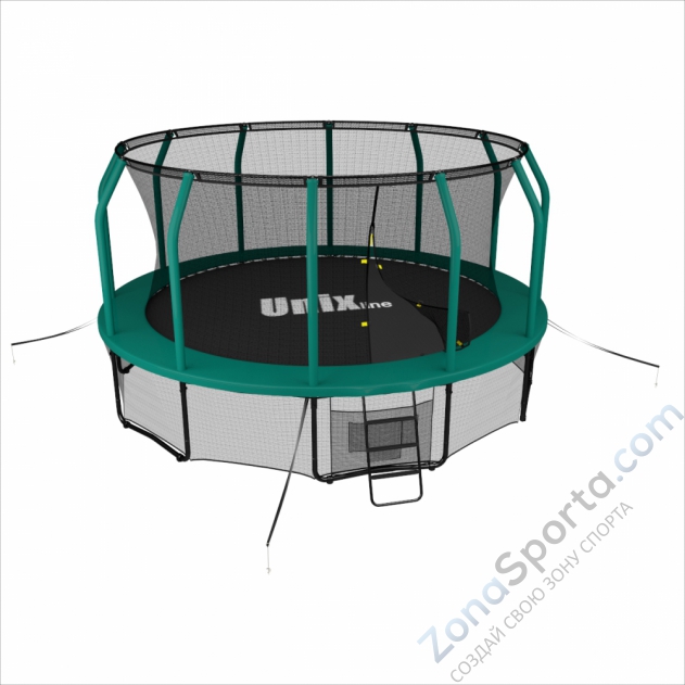 Батут Unix line 14 ft Supreme (Green)