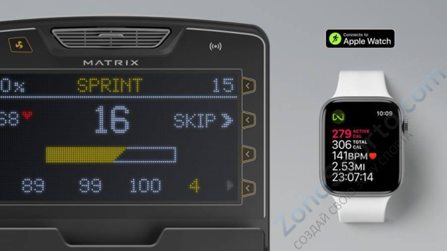 Беговая дорожка Matrix Performance с консолью Premium LED