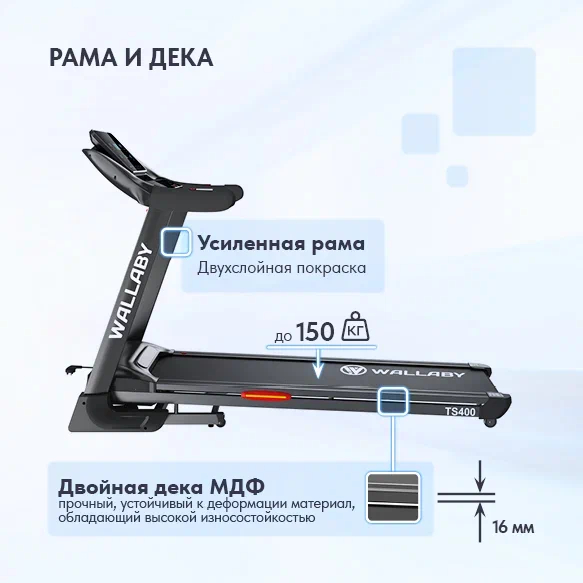 Беговая дорожка Wallaby TS400