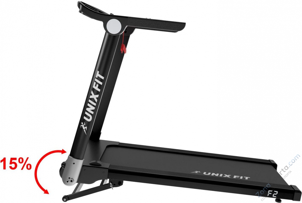 Беговая дорожка Unix Fit Hi-tech F2 Dark Storm