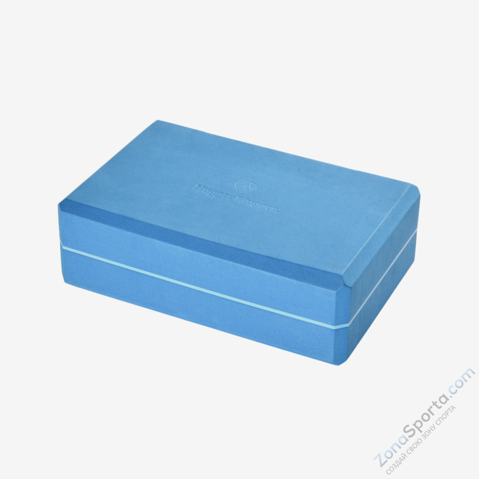 Блок для йоги Hugger Mugger 3 in. Foam Yoga Block голубой