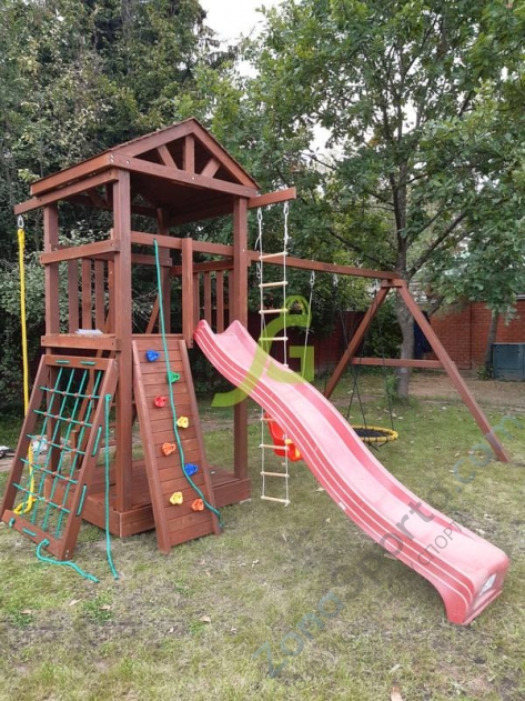 Деревянная детская площадка для дачи Igragrad Панда Фани Gride