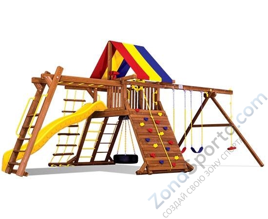 Детская игровая площадка Rainbow Play Systems Циркус Кастл 2020 III Тент (Circus Castle III 2020 RYB)