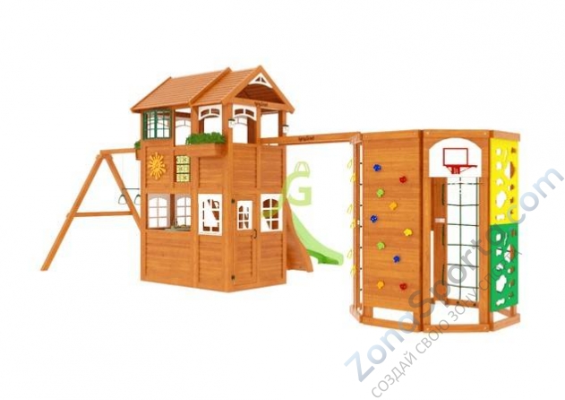Детская площадка IgraGrad Клубный домик 2 с WorkOut Luxe