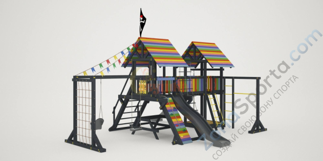 Детская площадка Савушка 1 (Black Edition)