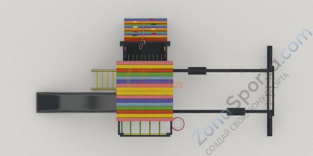 Детская площадка Савушка 4 (Black Edition)