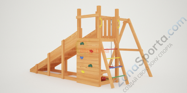 Детская площадка Савушка Мастер 6 с качелями (4 сезона)