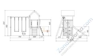 Детская площадка Савушка TooSun (Тусун) 2