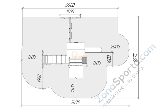 Детская площадка Савушка TooSun (Тусун) 4 с песочницей