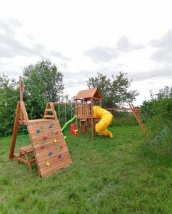 Детская площадка Выше Всех Маугли с винтовой горкой