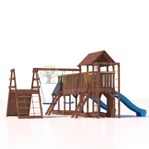 Детская деревянная игровая площадка для улицы дачи CustWood Scout SC12