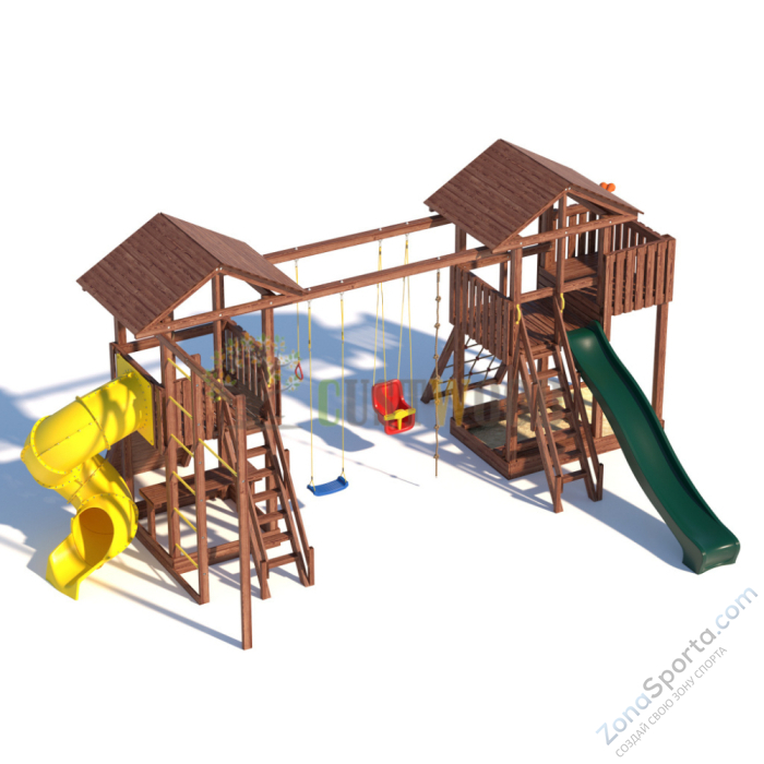 Детская деревянная игровая площадка для улицы дачи CustWood Active 11