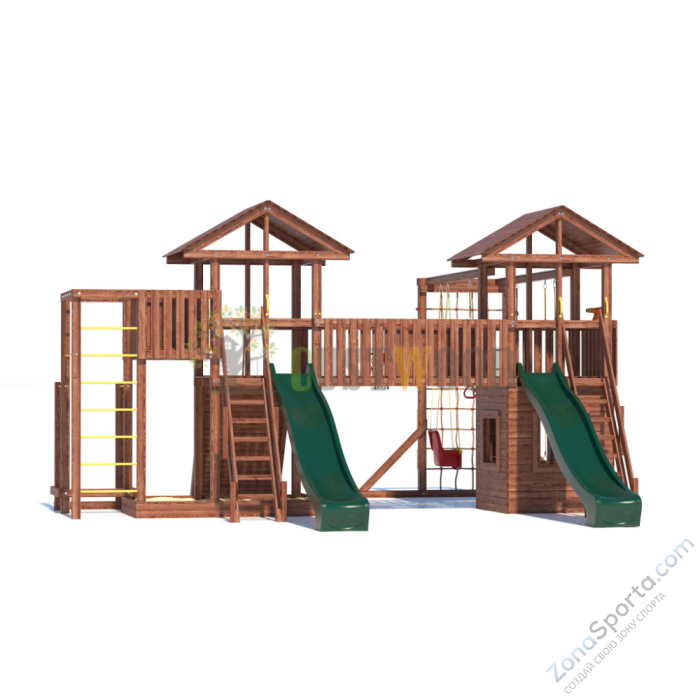 Детская деревянная игровая площадка для улицы дачи CustWood Active 13