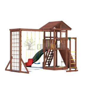 Детская деревянная игровая площадка для улицы дачи CustWood Active 3