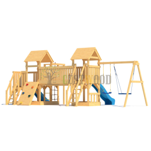 Детская деревянная игровая площадка для улицы дачи CustWood Scout S13
