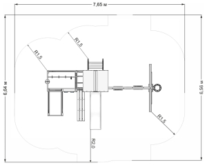 Детская игровая площадка IgraGrad X3