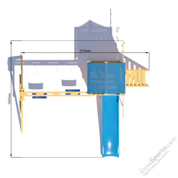 Детская площадка CustWood Scout S1