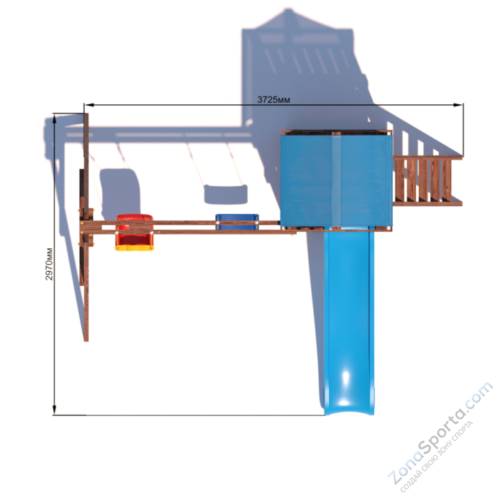 Детская площадка CustWood Scout SC2