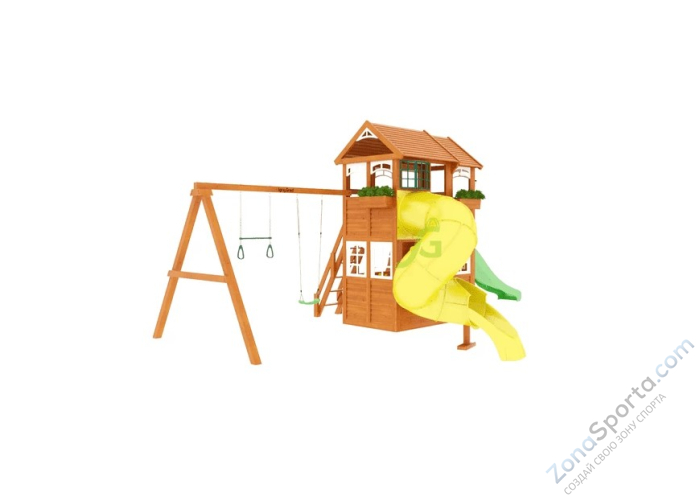Детская площадка IgraGrad Клубный домик 2 с трубой Luxe