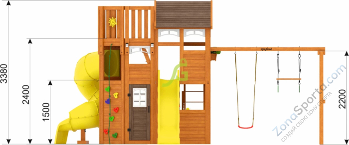 Детская площадка IgraGrad Клубный домик 4 Luxe