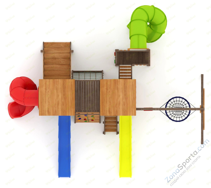 Детская площадка IgraGrad Комбо с трубой 2,1м