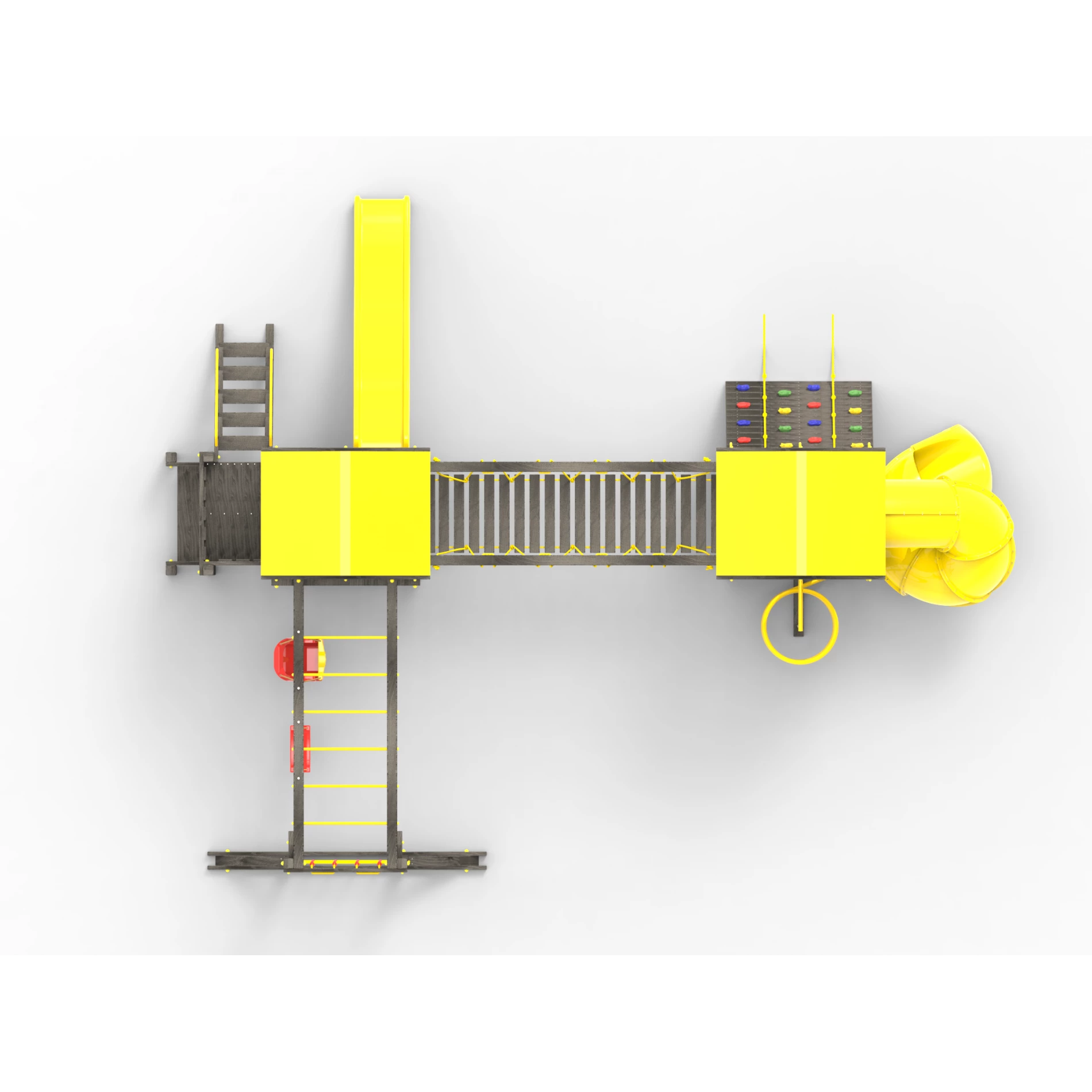 Детская площадка Пикник Black Кракен с трубой