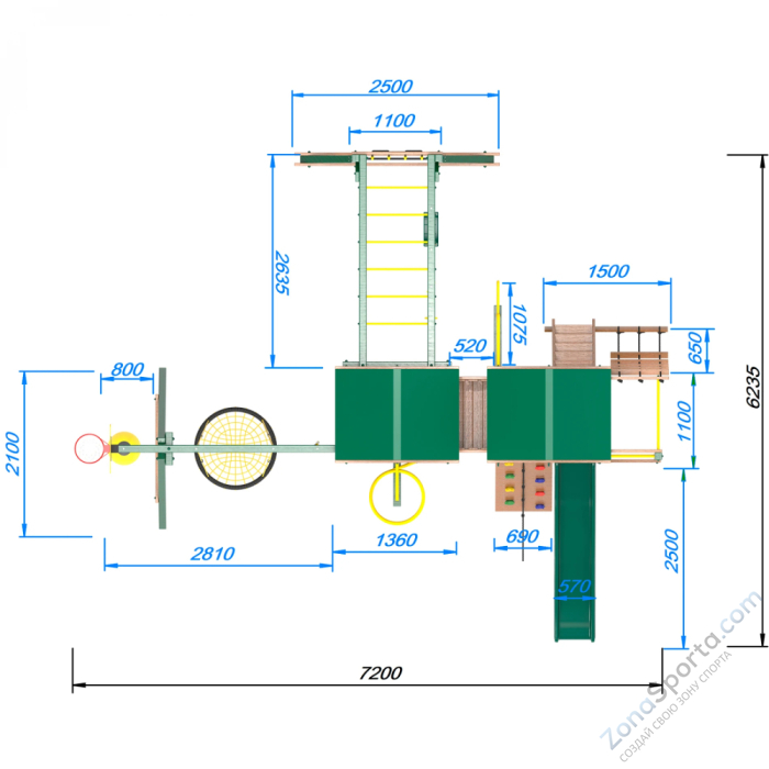 Детская площадка Пикник Форест Пацифик