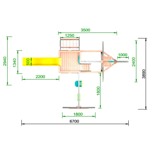Детская площадка Пикник Корабль Шторм