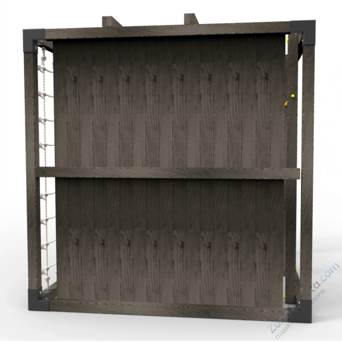 Детская площадка Пикник Куб Black с горкой