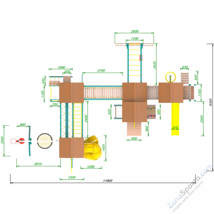 Детская площадка Пикник Лэйк Д БигСити
