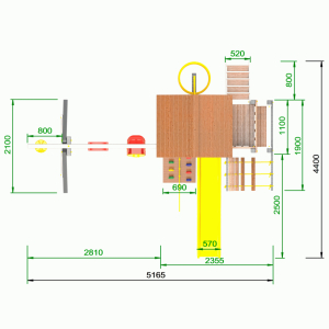 Детская площадка Пикник Ультра Макси Вираж