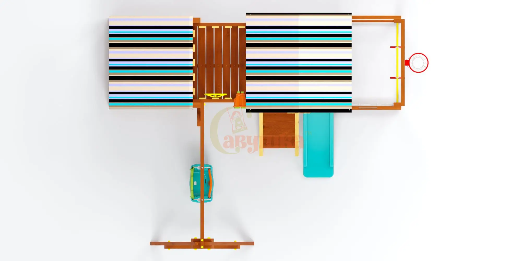 Детская площадка Савушка Baby play 12 (Priority)