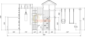 Детская площадка Савушка Мастер 3 Семейная