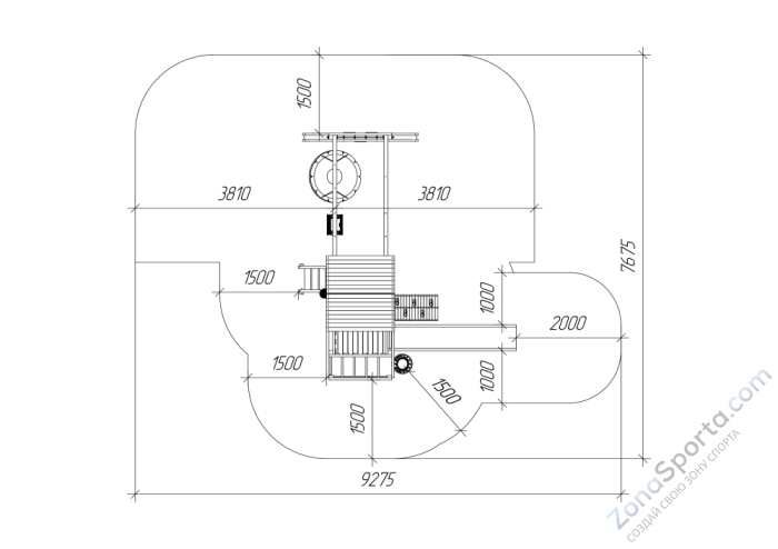 Детская площадка Савушка Мастер 4 Comfort Plus