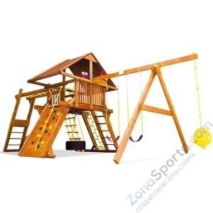 Детская игровая площадка Rainbow Play Systems Саншайн Кастл III Делюкс ДК (Sunshine Castle Pkg III WR Deluxe)