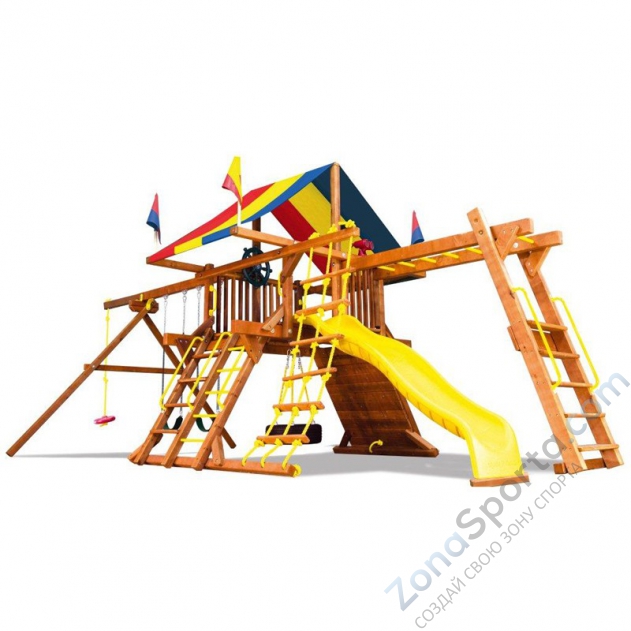 Детская игровая площадка Rainbow Play Systems Саншайн Кастл III Лайт Тент (Sunshine Castle Pkg III RYB Light)