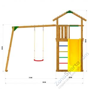 Детский игровой комплекс Jungle Cottage JC2  