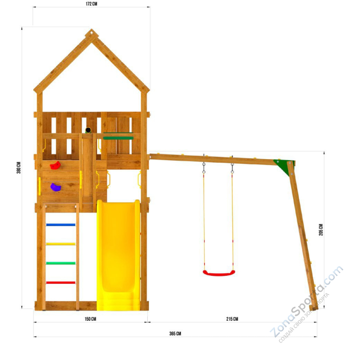 Детский игровой комплекс Jungle Palace JP10
