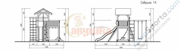 Детская площадка Савушка 14