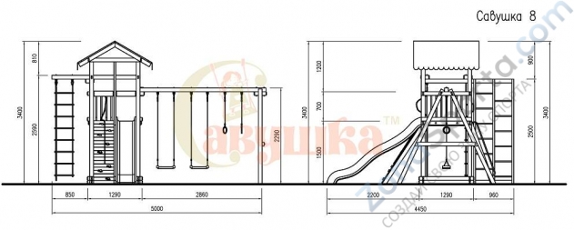 Детская площадка Савушка 8