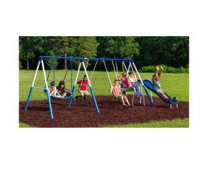 Детский комплекс DFC качели, качели-гнездо и горка 76208