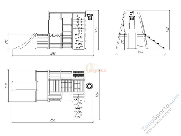 Детский комплекс Савушка Непоседа 7 shiitake