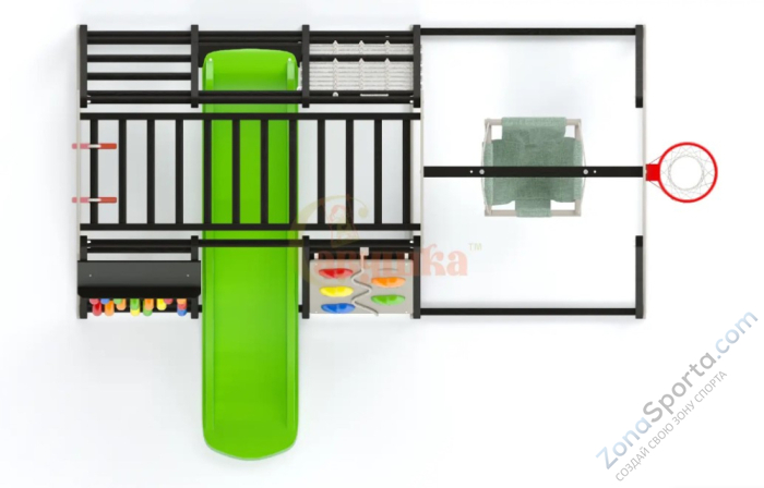 Детский комплекс Савушка Непоседа 9 nero